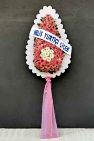 Pembe - Beyaz Ayaklı Sepet